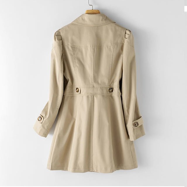 Classic midi trenchcoat voor vrouwen - Jorisenmerle