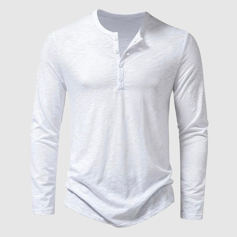 Comfortabel katoenen Henley overhemd voor mannen - Jorisenmerle