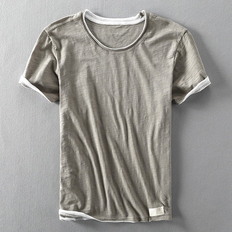 Comfortabel katoenen T-shirt met korte mouwen voor heren - Jorisenmerle