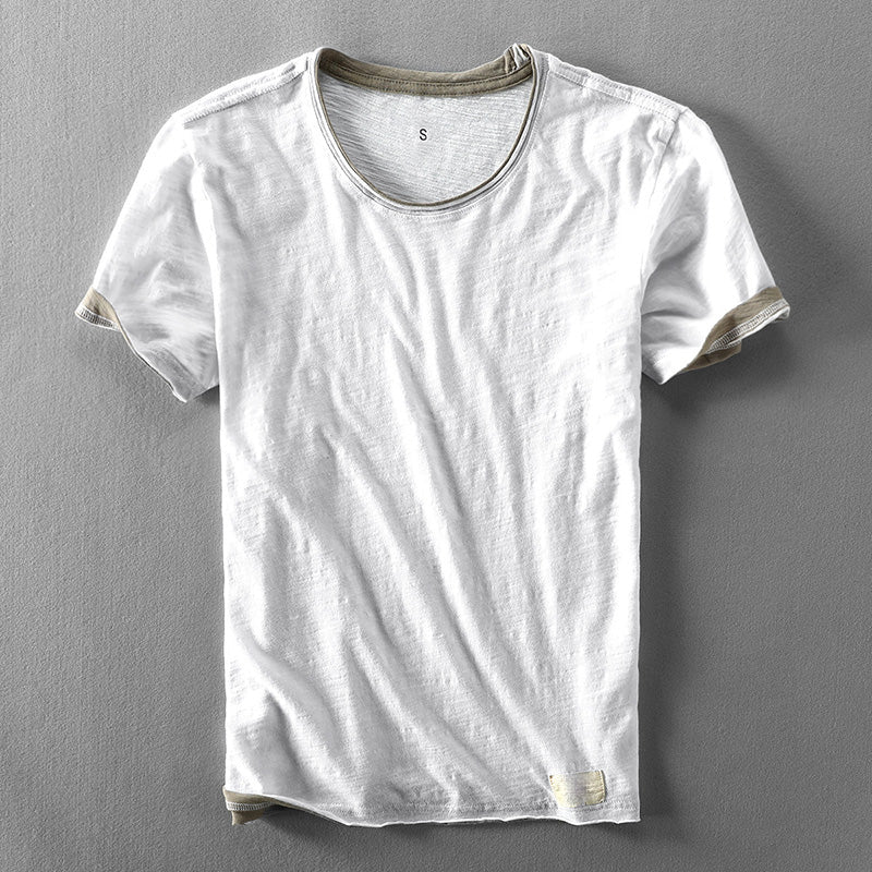 Comfortabel katoenen T-shirt met korte mouwen voor heren - Jorisenmerle