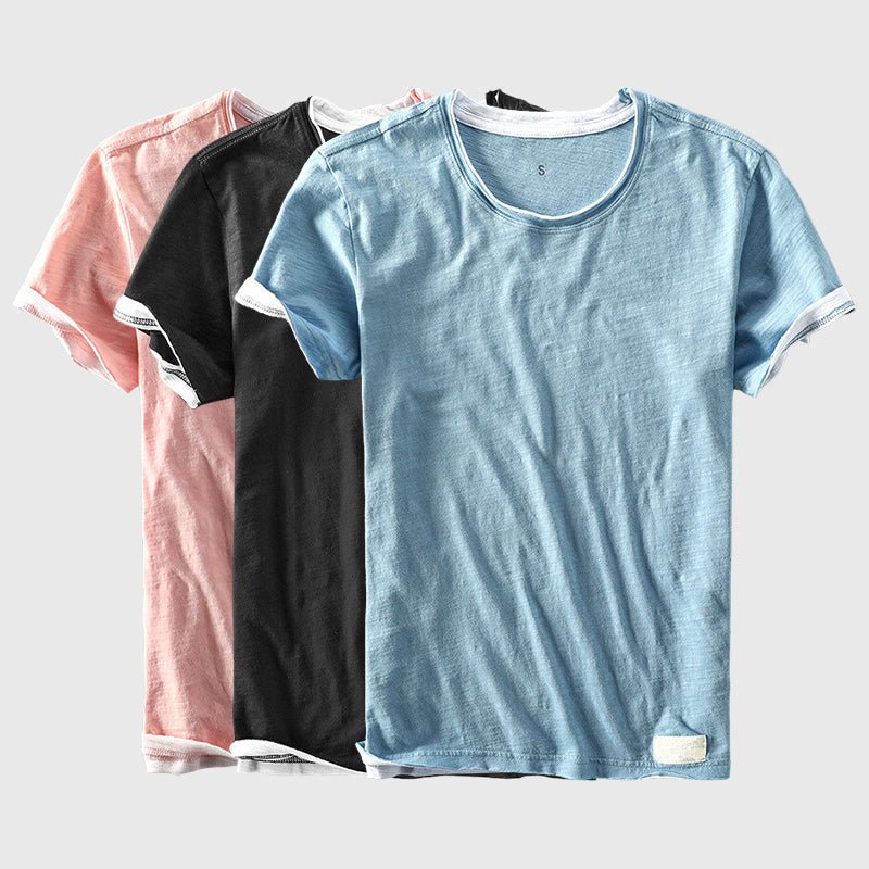 Comfortabel katoenen T-shirt met korte mouwen voor heren - Jorisenmerle