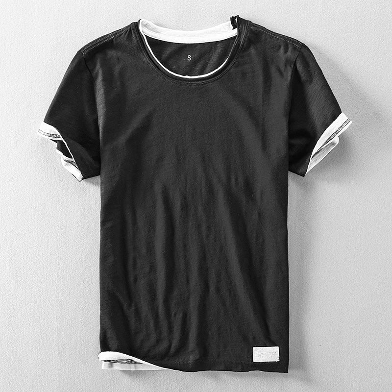 Comfortabel katoenen T-shirt met korte mouwen voor heren - Jorisenmerle