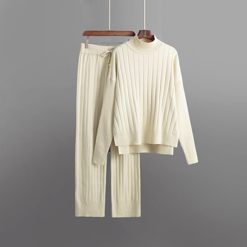 Dames 2 - Delige Set met Halfcoltrui en Rechte Broek - Jorisenmerle