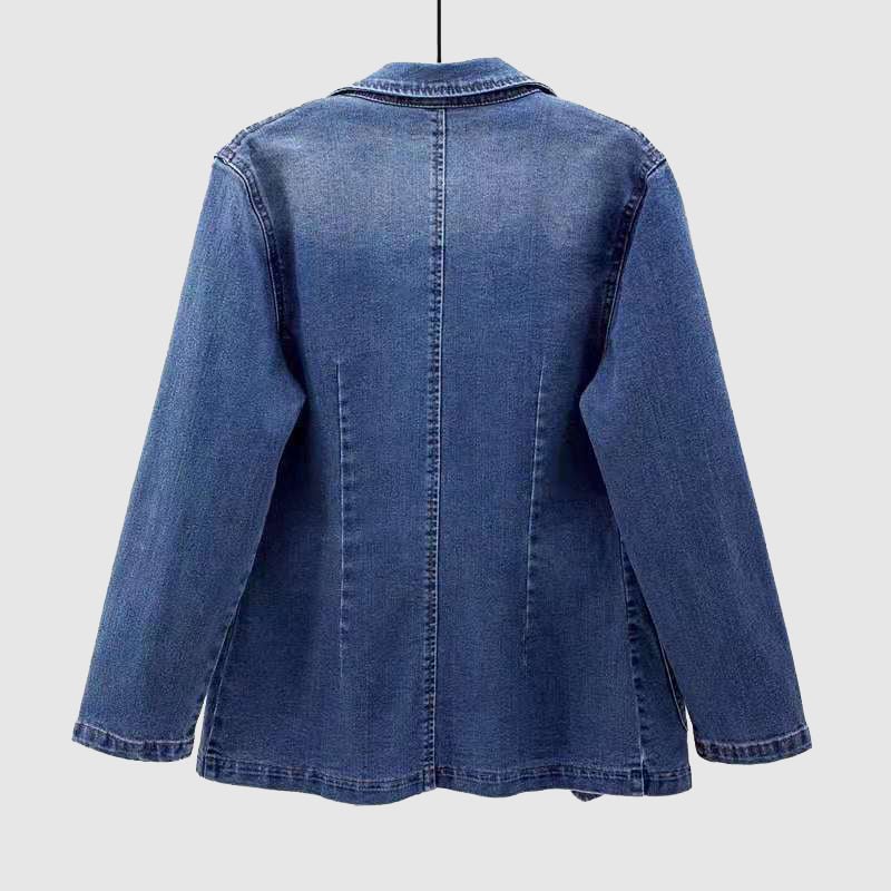 Dames denimblazer met reverskraag - Jorisenmerle
