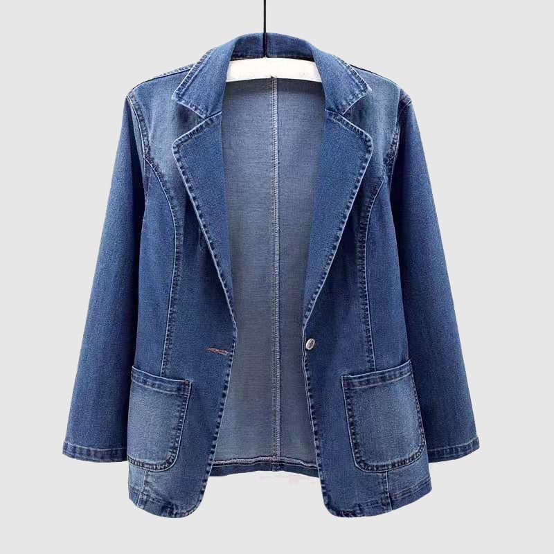 Dames denimblazer met reverskraag - Jorisenmerle