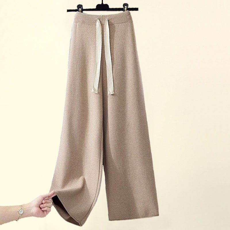 Dames Gebreide 2 - Delige Set met Coltrui en Wijde Broek - Jorisenmerle