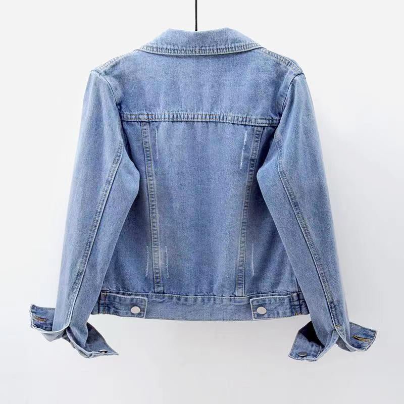 Dames Katoenen Denimjack met Borstzakken - Jorisenmerle