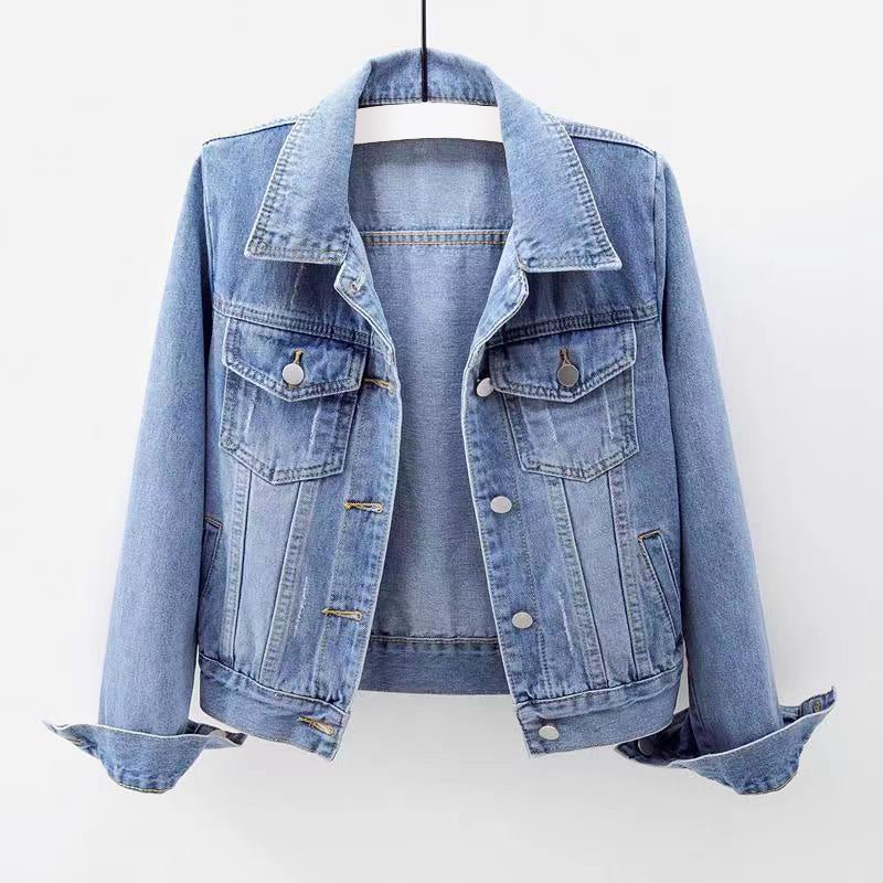 Dames Katoenen Denimjack met Borstzakken - Jorisenmerle