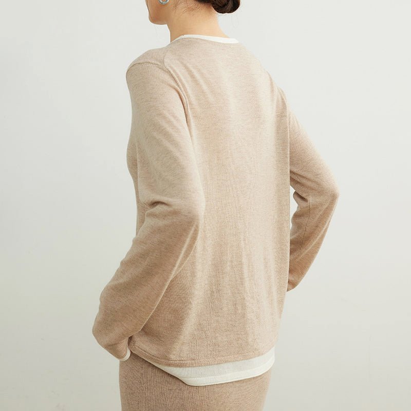 Dames Trui met Faux - Lagenlook - Jorisenmerle