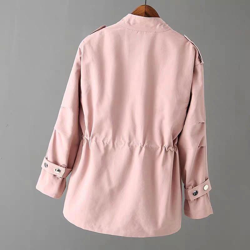 Dames windbreaker trenchcoat met meerdere zakken - Jorisenmerle