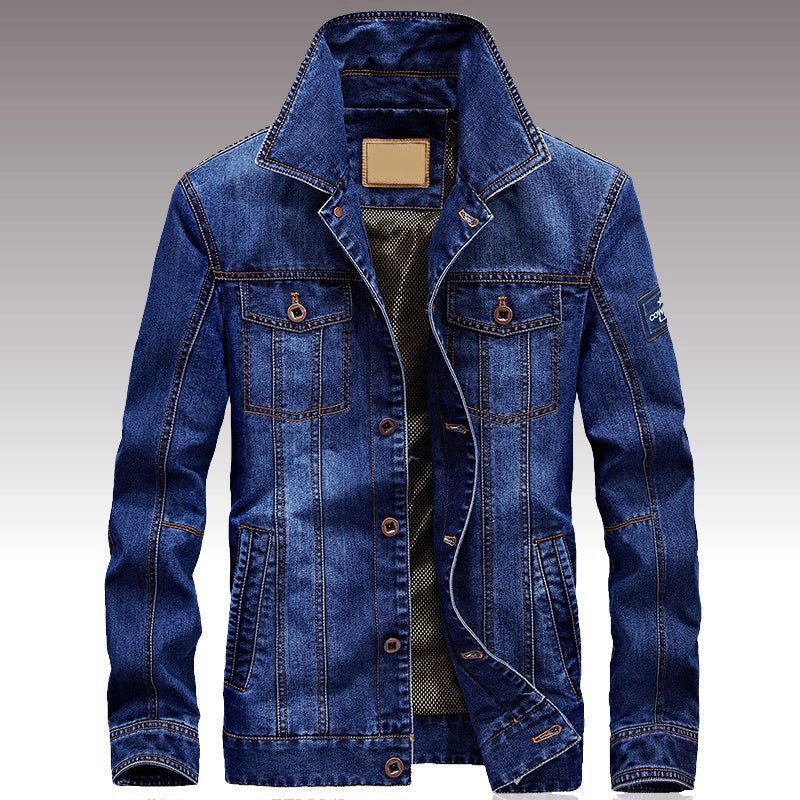 Denim Jas voor Heren met Reverskraag en Borstzakken - Jorisenmerle