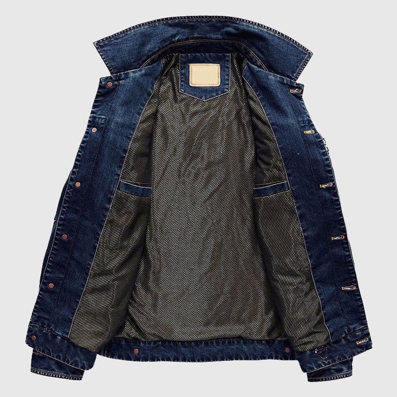 Denim Jas voor Heren met Reverskraag en Borstzakken - Jorisenmerle