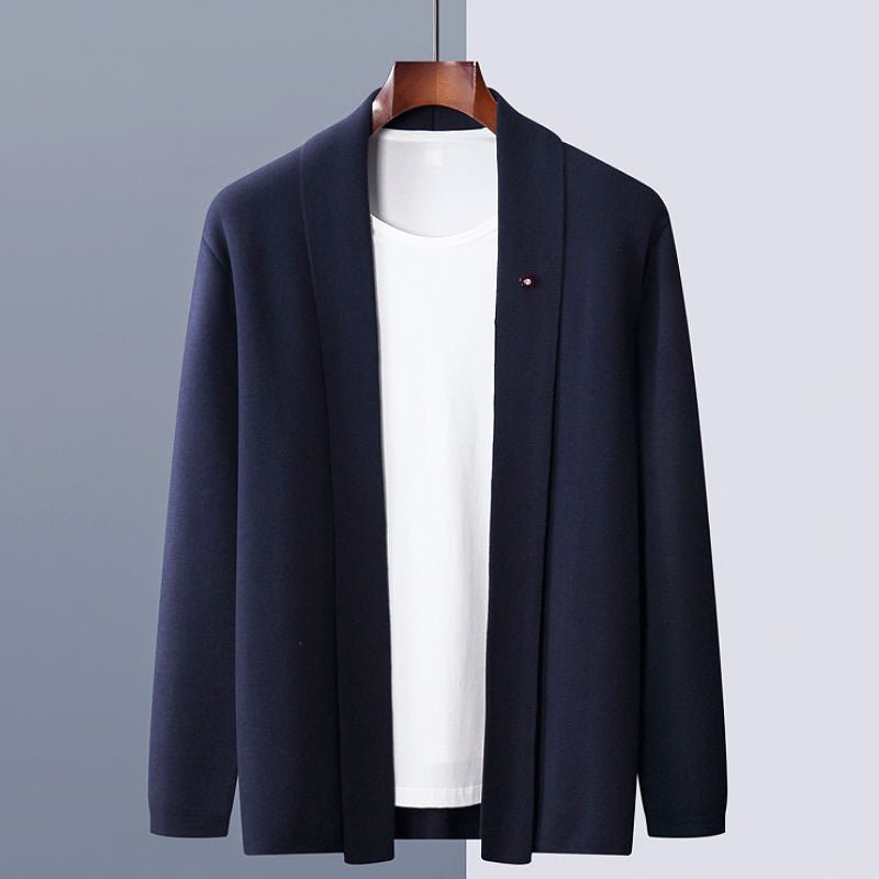 Heren Herfst Wolmix Loszittend Vest - Jorisenmerle