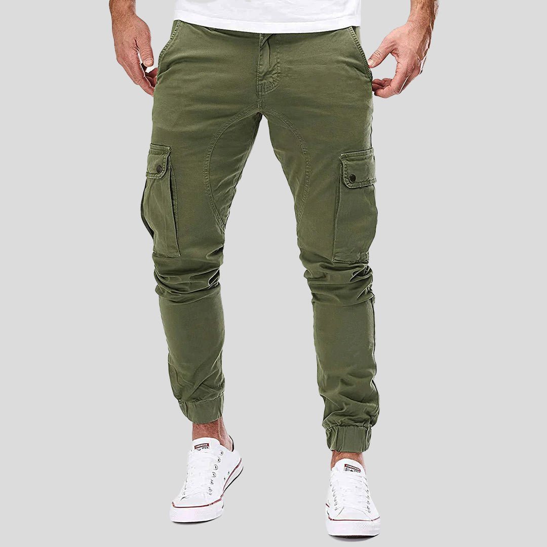 Heren slim - fit cargobroek met meerdere zakken - Jorisenmerle