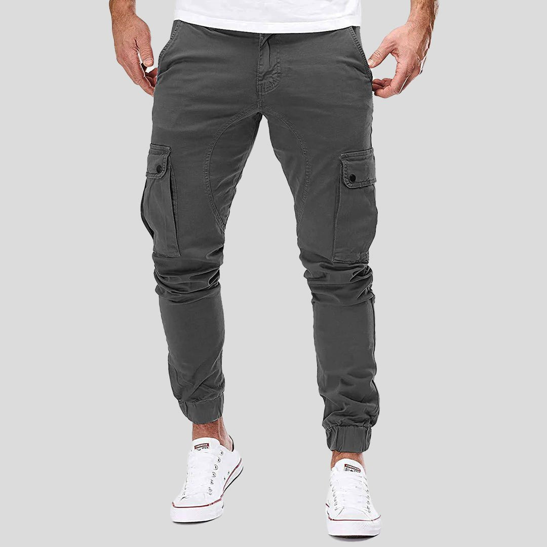 Heren slim - fit cargobroek met meerdere zakken - Jorisenmerle