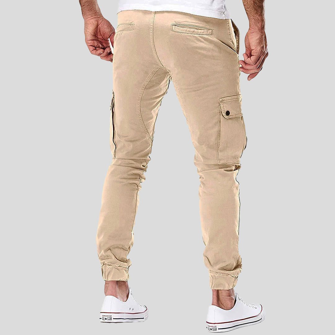 Heren slim - fit cargobroek met meerdere zakken - Jorisenmerle