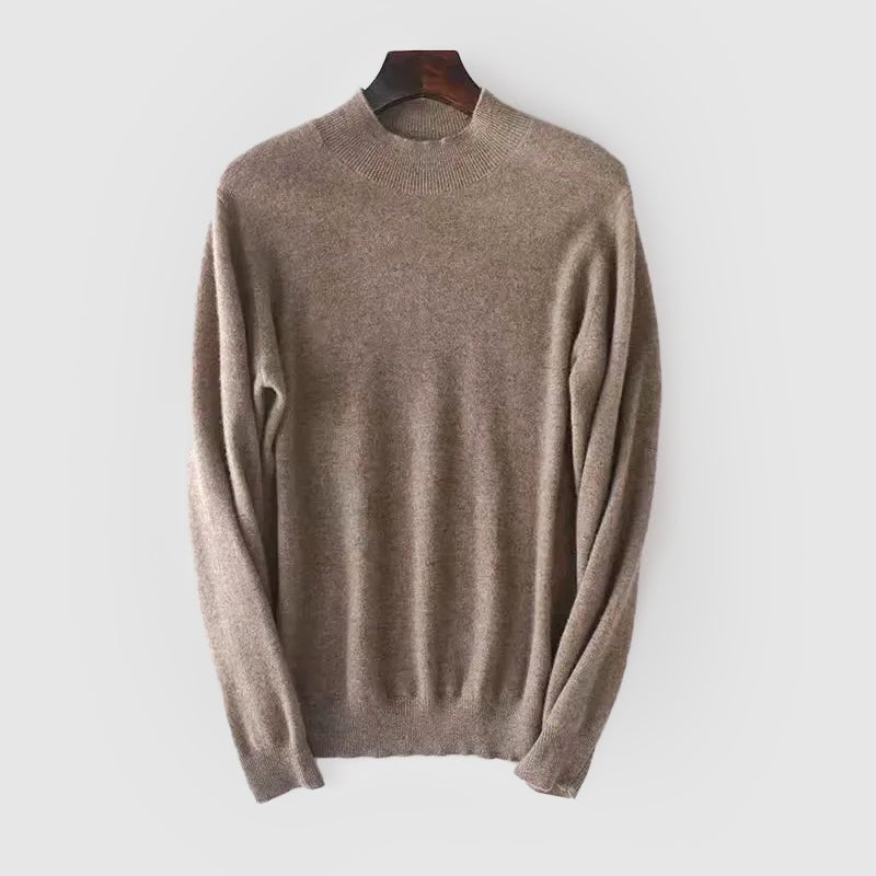 Heren Trui van Wolmix met Mockneck - Jorisenmerle