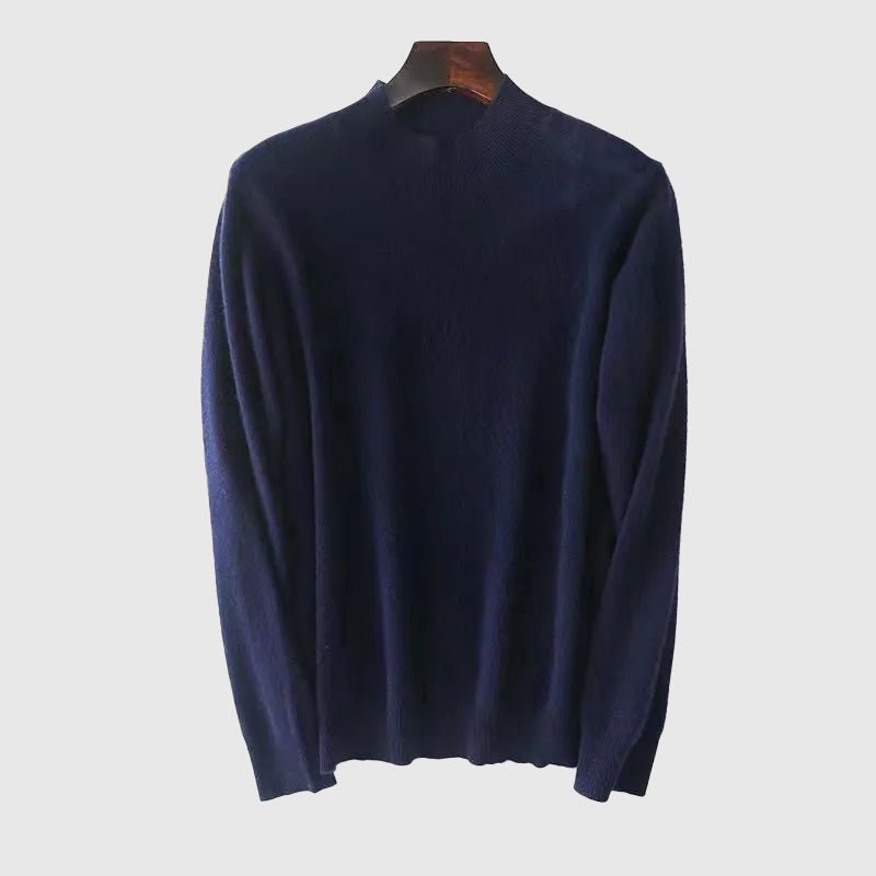 Heren Trui van Wolmix met Mockneck - Jorisenmerle
