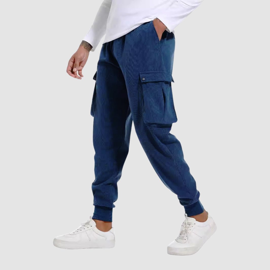 Joggingbroek van corduroy voor heren met zijzakken - Jorisenmerle