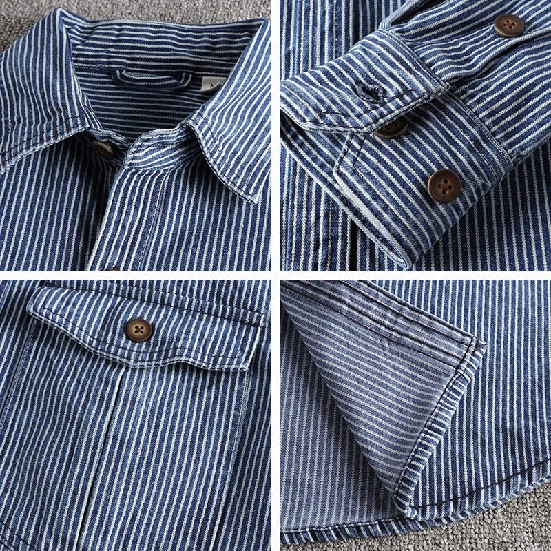 Joris Willem Vintage Denim Overhemd - Jorisenmerle
