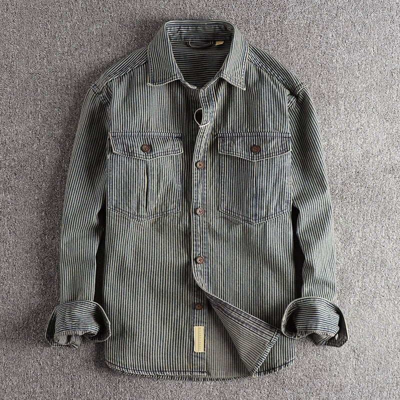Joris Willem Vintage Denim Overhemd - Jorisenmerle