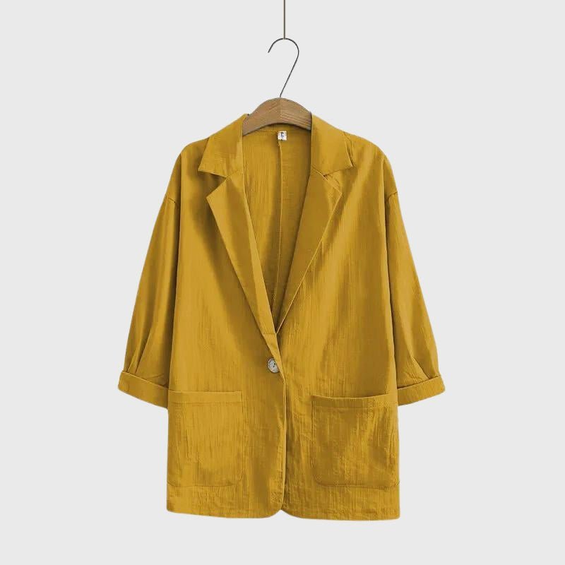 Luchtige blazer en wijde broek set voor dames - Jorisenmerle