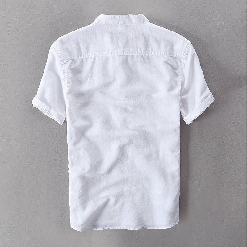 Nico Bauer Mediterrane Linnen Shirt - Jorisenmerle