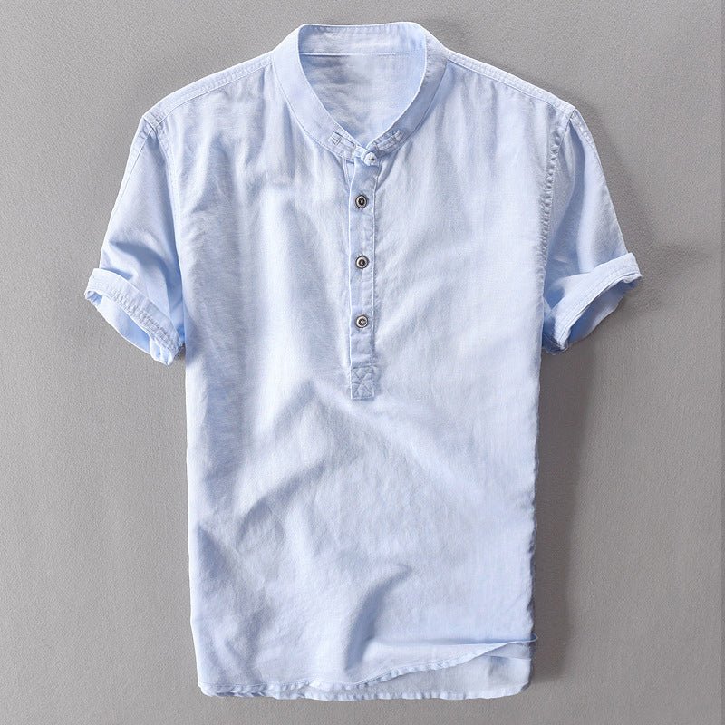 Nico Bauer Mediterrane Linnen Shirt - Jorisenmerle