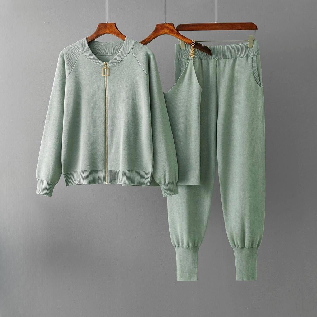 Rosa Vega Loungewear Set – 3 - delige Gebreide Set - Jorisenmerle