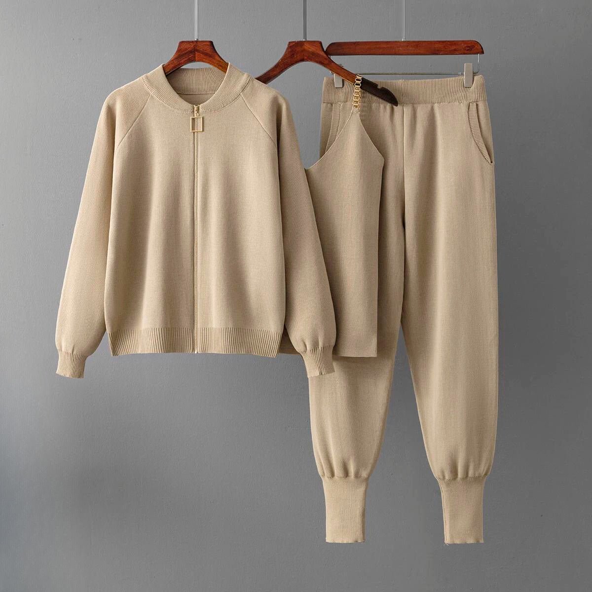 Rosa Vega Loungewear Set – 3 - delige Gebreide Set - Jorisenmerle