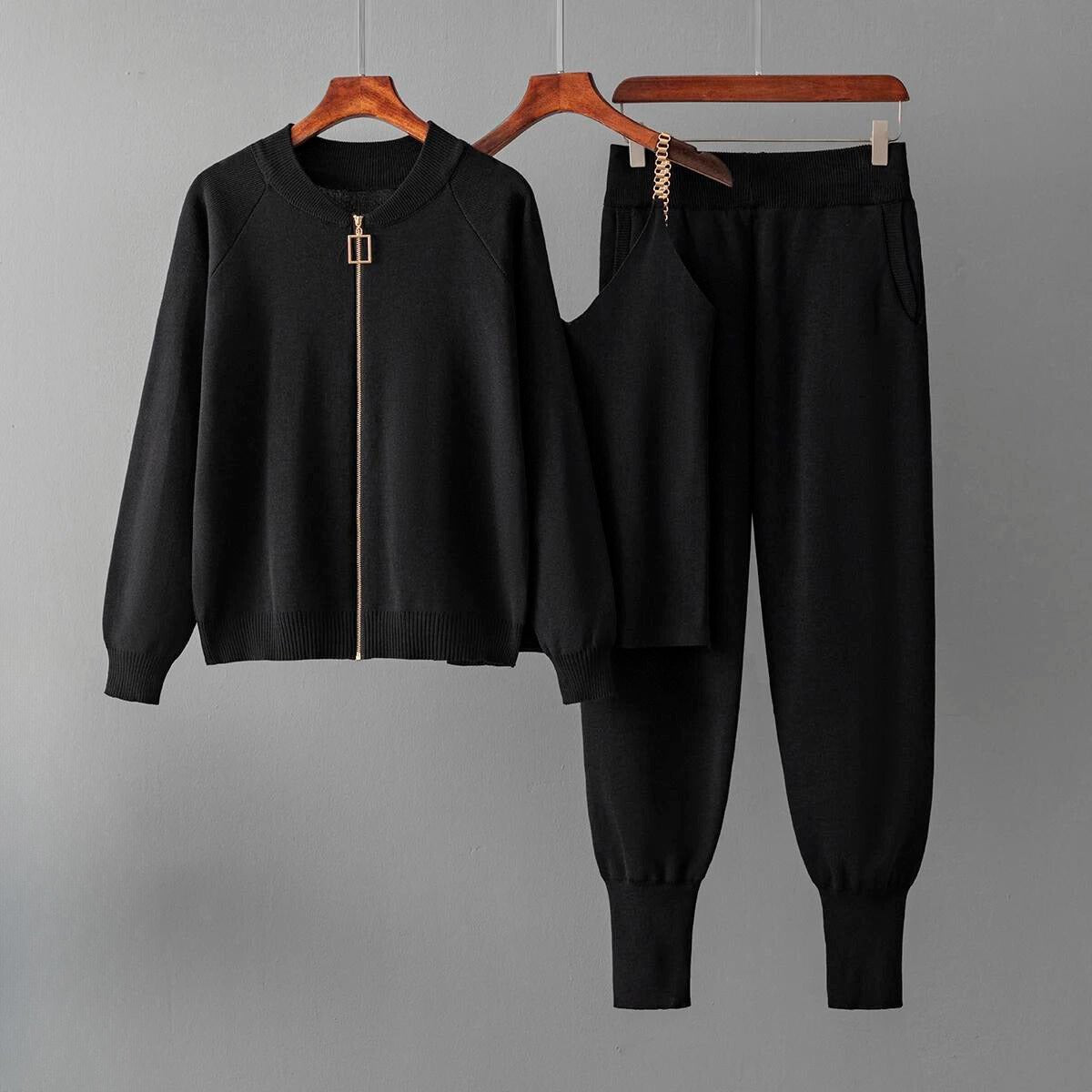 Rosa Vega Loungewear Set – 3 - delige Gebreide Set - Jorisenmerle