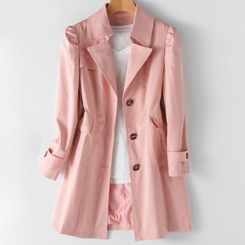 Classic midi trenchcoat voor vrouwen - Jorisenmerle