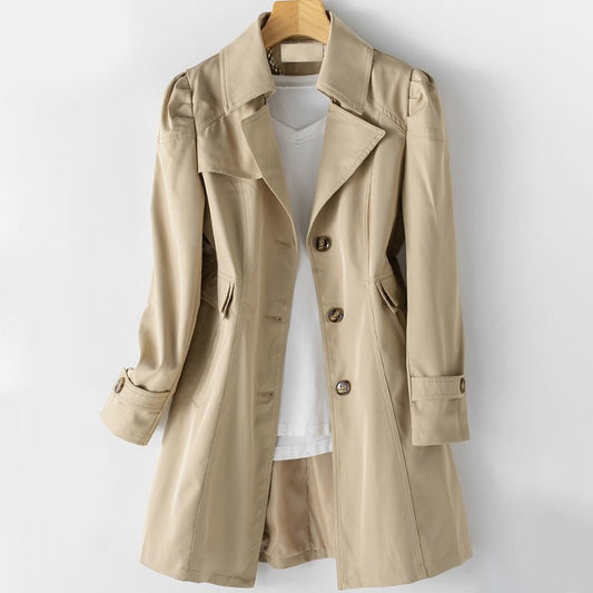 Classic midi trenchcoat voor vrouwen - Jorisenmerle
