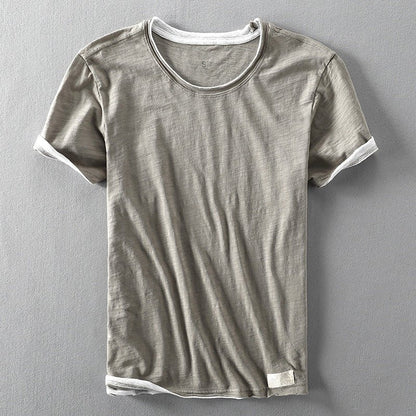 Comfortabel katoenen T-shirt met korte mouwen voor heren - Jorisenmerle