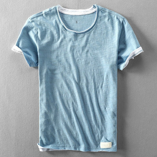 Comfortabel katoenen T-shirt met korte mouwen voor heren - Jorisenmerle