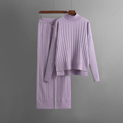 Dames 2 - Delige Set met Halfcoltrui en Rechte Broek - Jorisenmerle