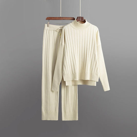 Dames 2 - Delige Set met Halfcoltrui en Rechte Broek - Jorisenmerle