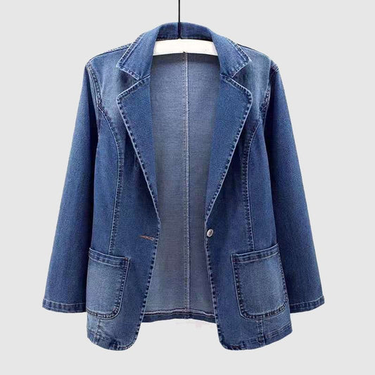 Dames denimblazer met reverskraag - Jorisenmerle