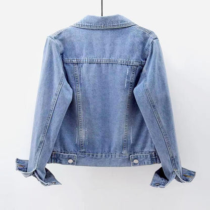 Dames Katoenen Denimjack met Borstzakken - Jorisenmerle