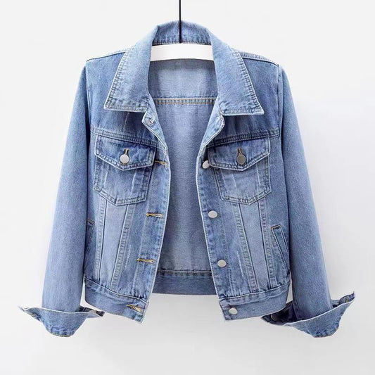 Dames Katoenen Denimjack met Borstzakken - Jorisenmerle