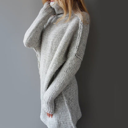 Dames oversized grofgebreide coltrui - Jorisenmerle
