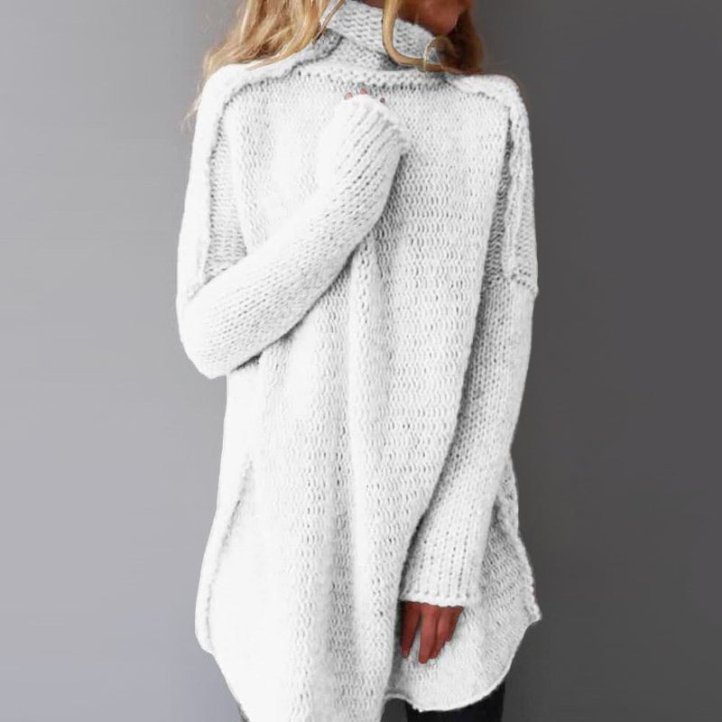 Dames oversized grofgebreide coltrui - Jorisenmerle