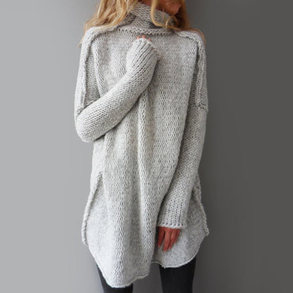 Dames oversized grofgebreide coltrui - Jorisenmerle