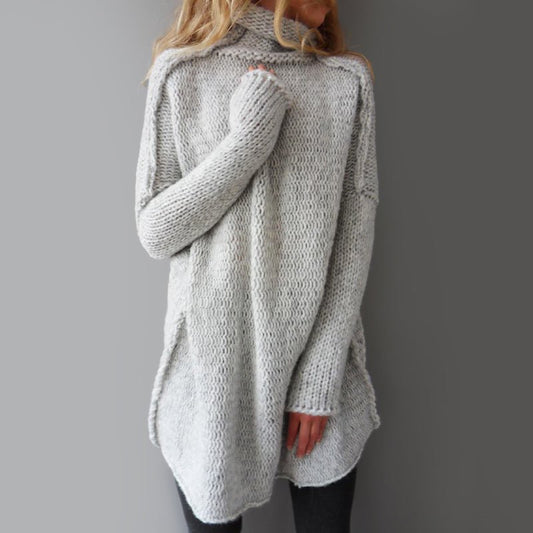 Dames oversized grofgebreide coltrui - Jorisenmerle