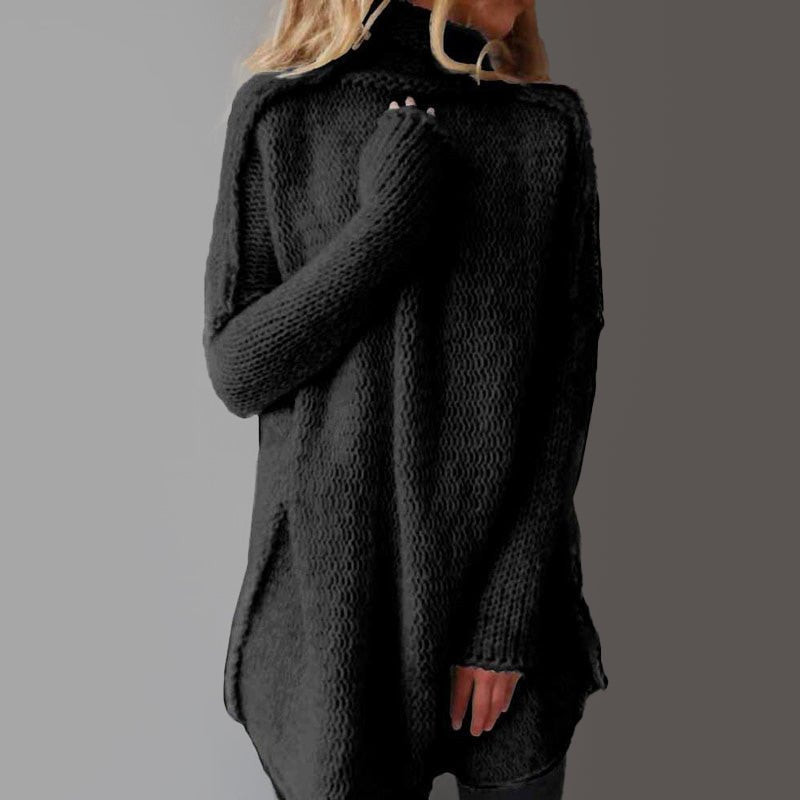 Dames oversized grofgebreide coltrui - Jorisenmerle