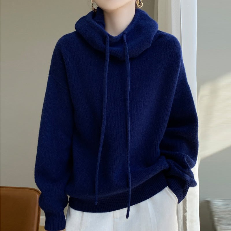 Dames Oversized Trui met Col en Capuchon - Jorisenmerle