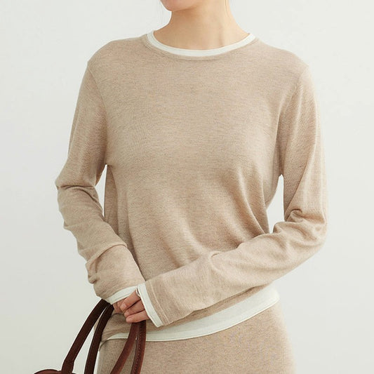 Dames Trui met Faux - Lagenlook - Jorisenmerle