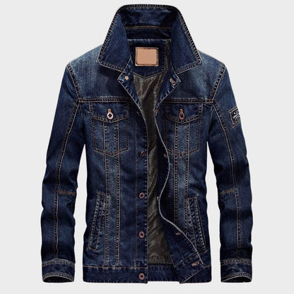 Denim Jas voor Heren met Reverskraag en Borstzakken - Jorisenmerle