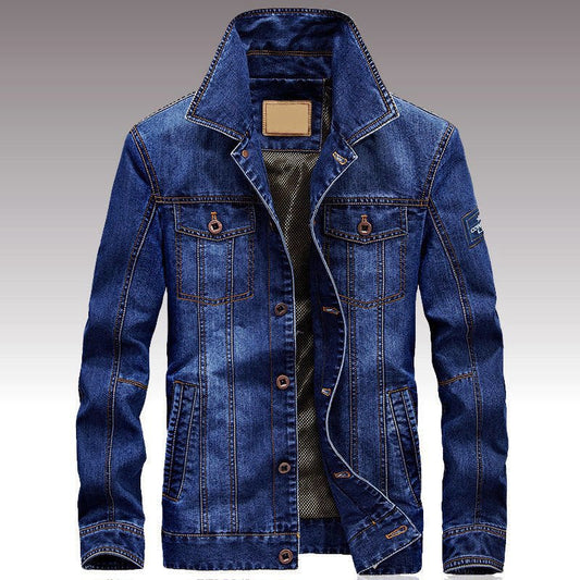 Denim Jas voor Heren met Reverskraag en Borstzakken - Jorisenmerle