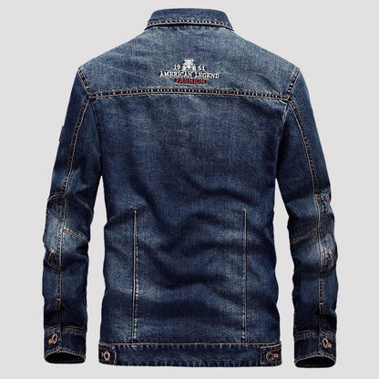 Denim Jas voor Heren met Reverskraag en Borstzakken - Jorisenmerle